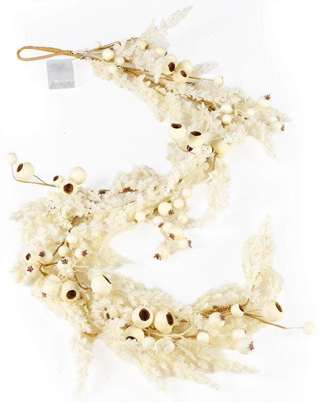 white christmas garland