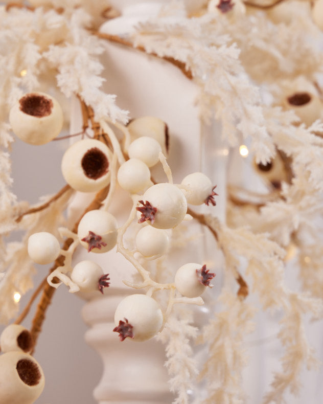 pre-lit christmas garland