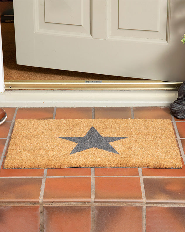 Cavallo Natural Coir Star Doormat