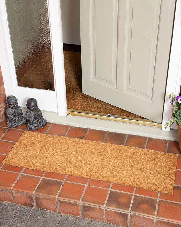 Extra Long Natural Coir Doormat Runner