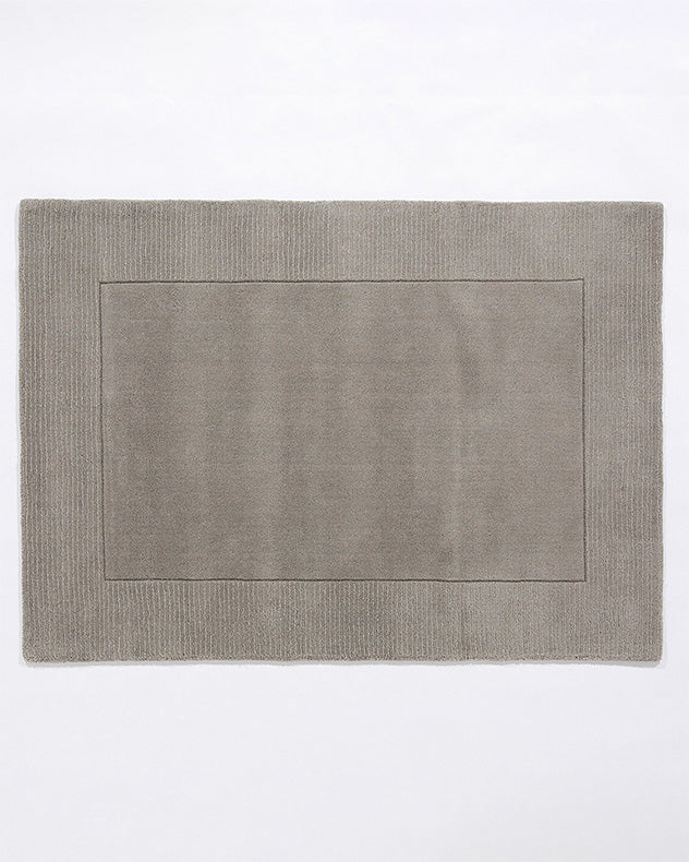 Knaresborough 120x170cm Silver Wool Rug