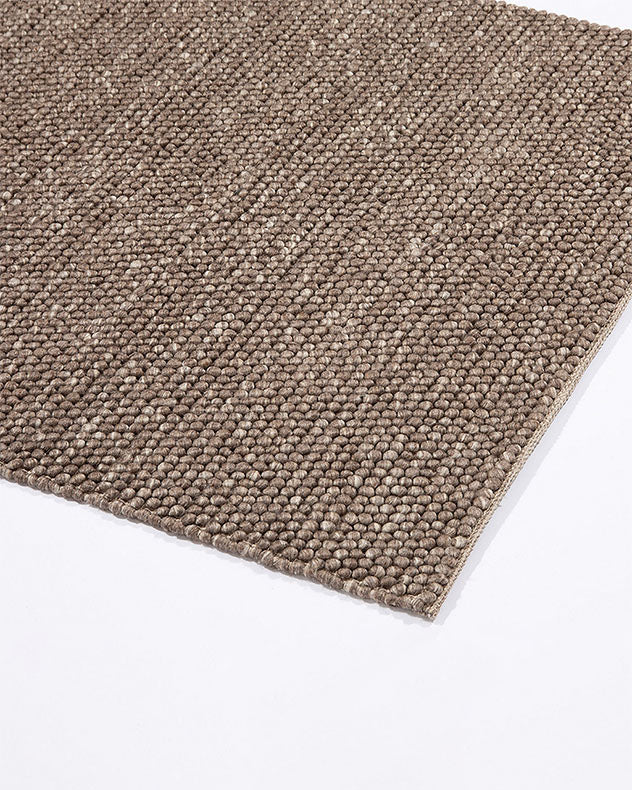 Heptonstall 120 x170cm Taupe Wool Pebble Rug