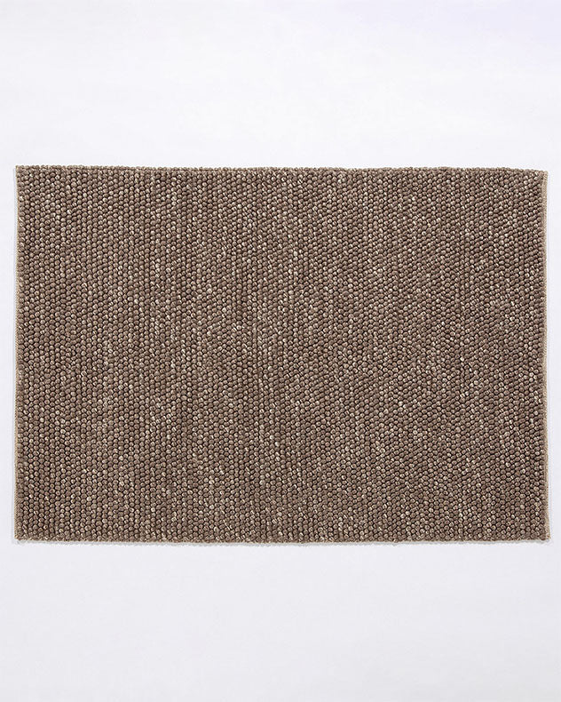 Heptonstall 120 x170cm Taupe Wool Pebble Rug