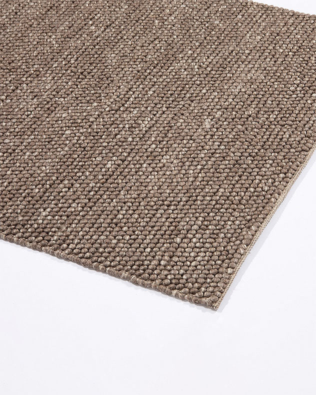 Heptonstall 160 x 230cm Taupe Wool Pebble Rug