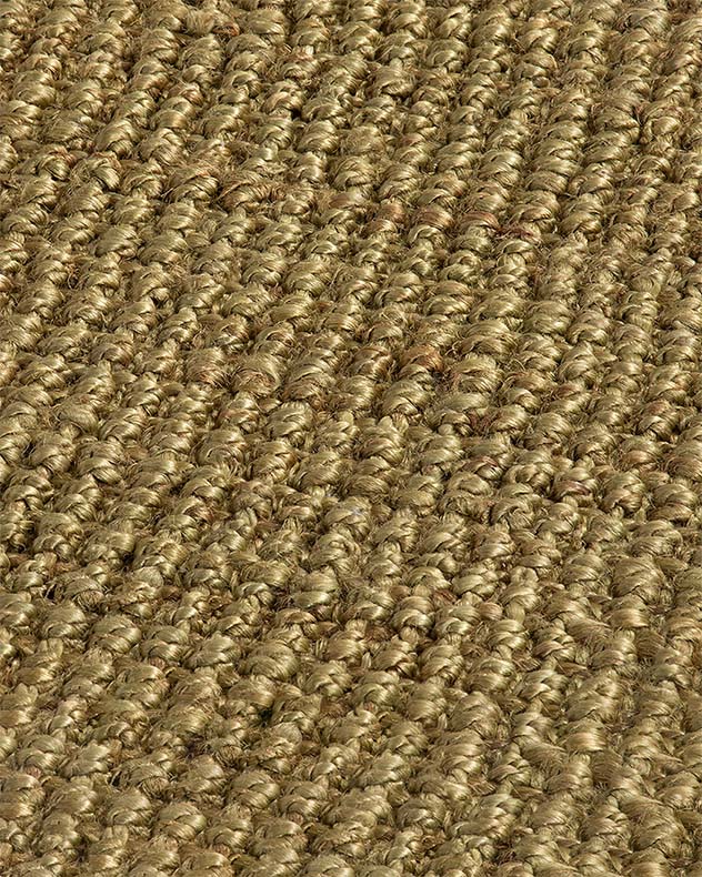 Sandsend Olive Long Jute Runner Rug
