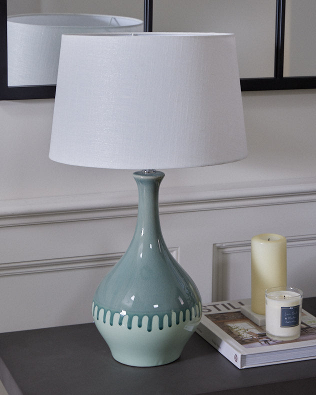 Aegean Dipped Ceramic Table Lamp