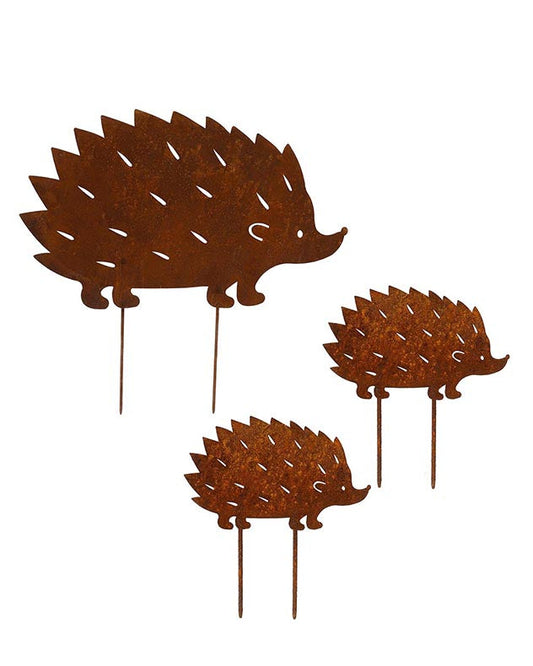 Hedgehog Family Garden Ornament