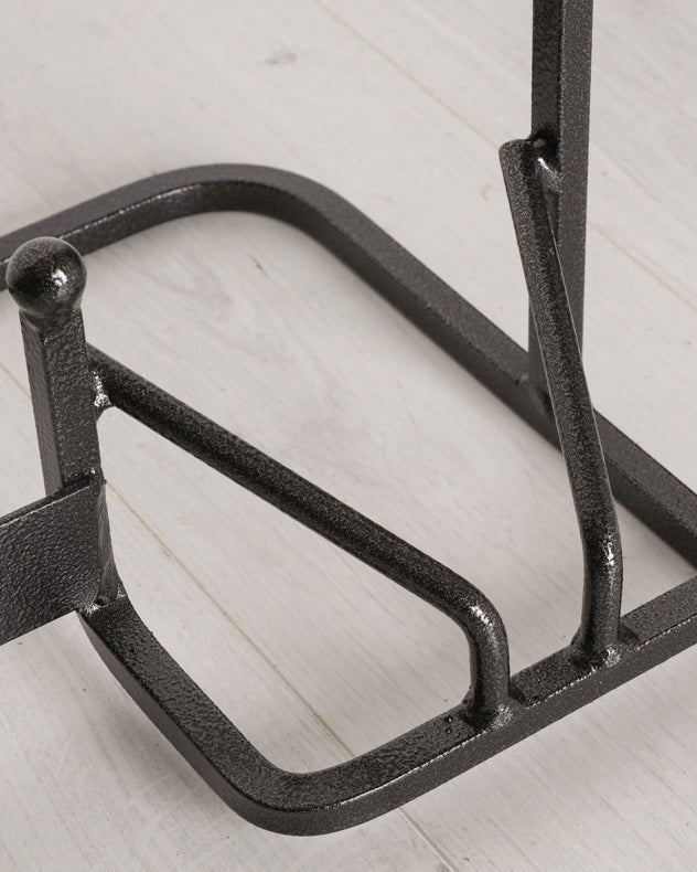 Heavy Duty Steel Wellington Boot Rack with Boot Brush