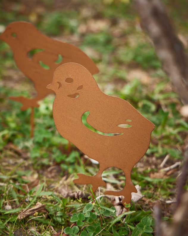 Hen Family Outing Garden Ornament