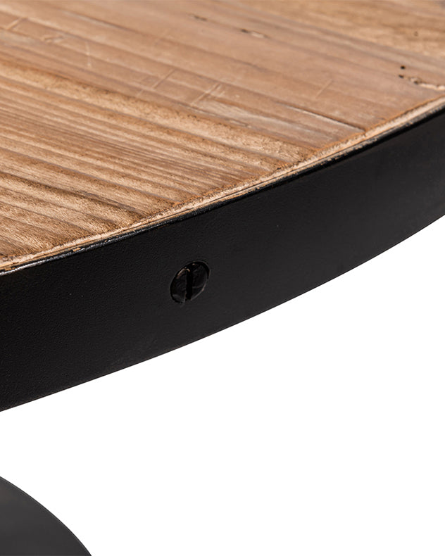 Manhattan Round Reclaimed Pine Dining Table