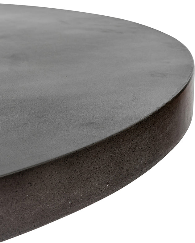 concrete surface dining room table