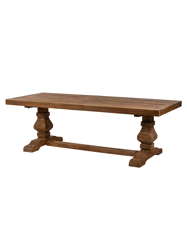 reclaimed wood large dining room table