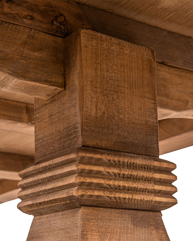 wooden dining room table
