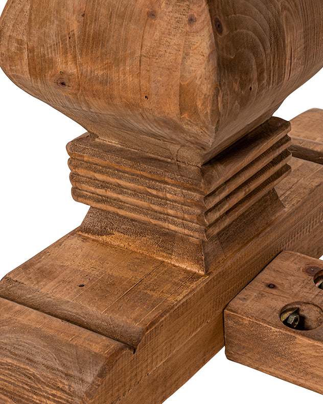 reclaimed elm dining room table