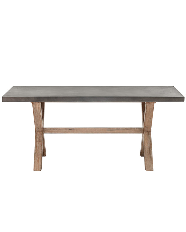 concrete surface coffee table