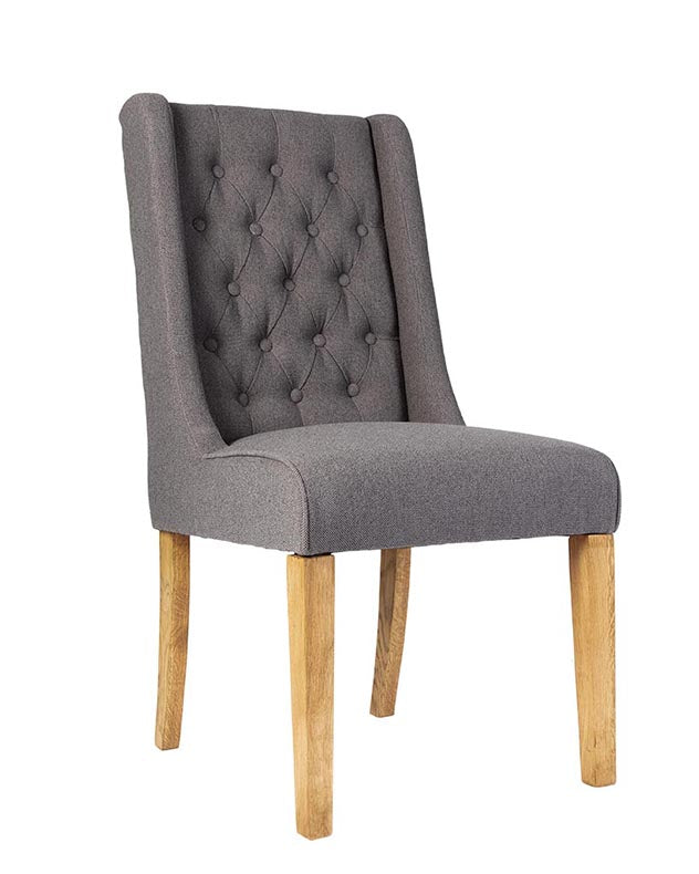 fabric grey dining room chairs