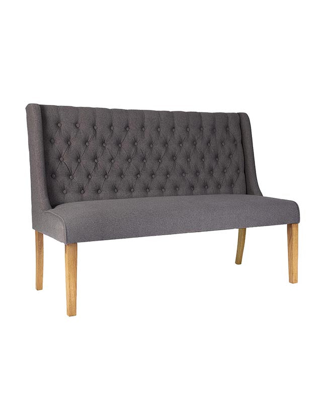 button back dining room bench