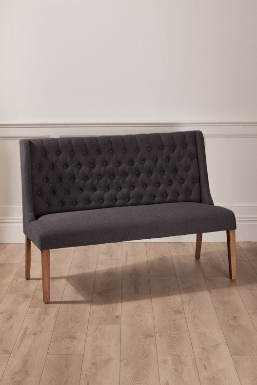 fabric dining chair bench