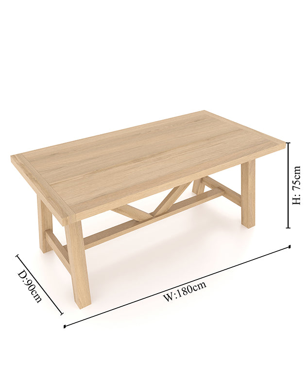 large dining room table seats 6