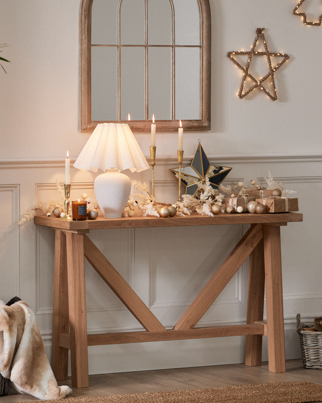 Harrogate Oak Console Table