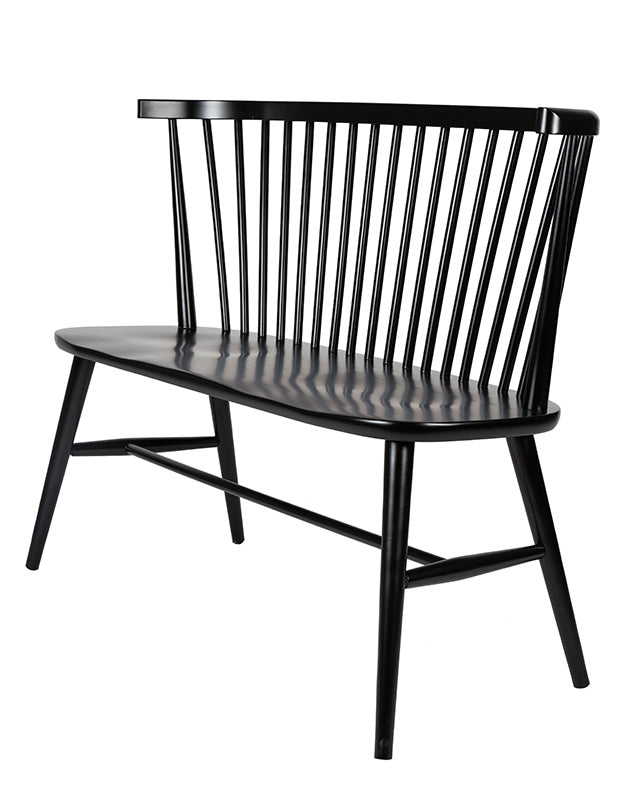 Harrogate Black Painted Bench
