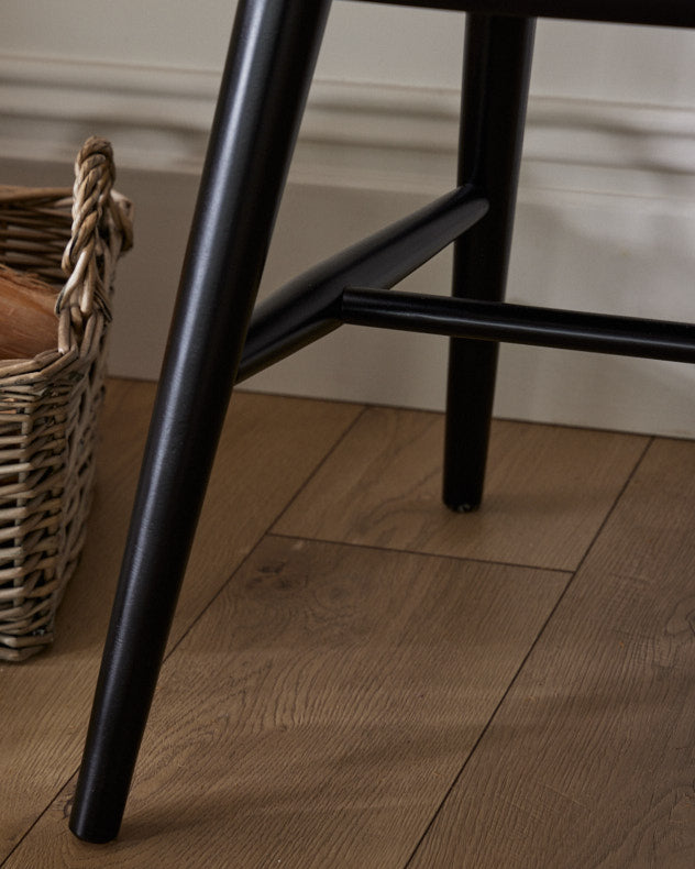 Harrogate Black Painted Bench