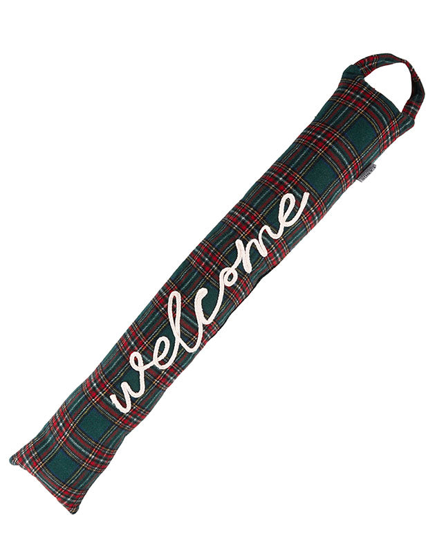 Tartan Welcome Draught Excluder