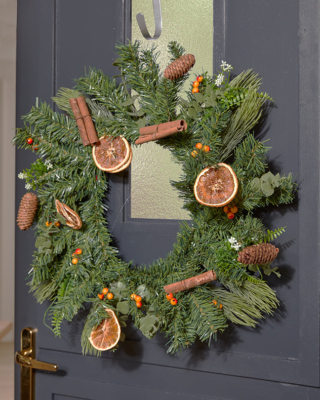Orange and Cinnamon Spice Wreath 55cm