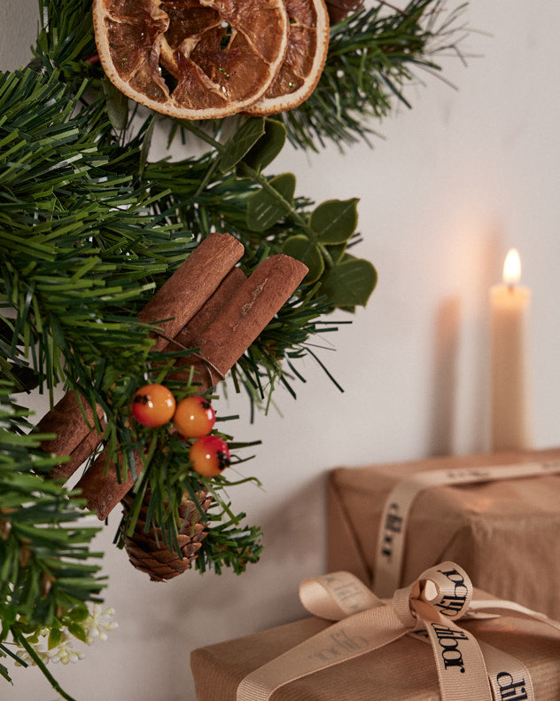 Orange and Cinnamon Spice Wreath 55cm