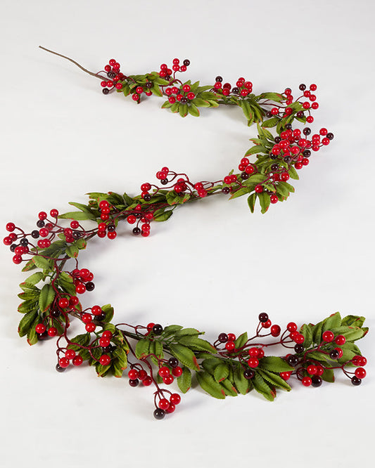 Hawthorn Berry Garland 183cm