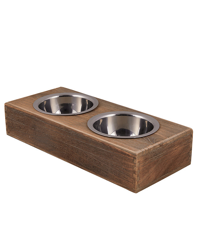 Bergen Wooden Pet Feeding Station