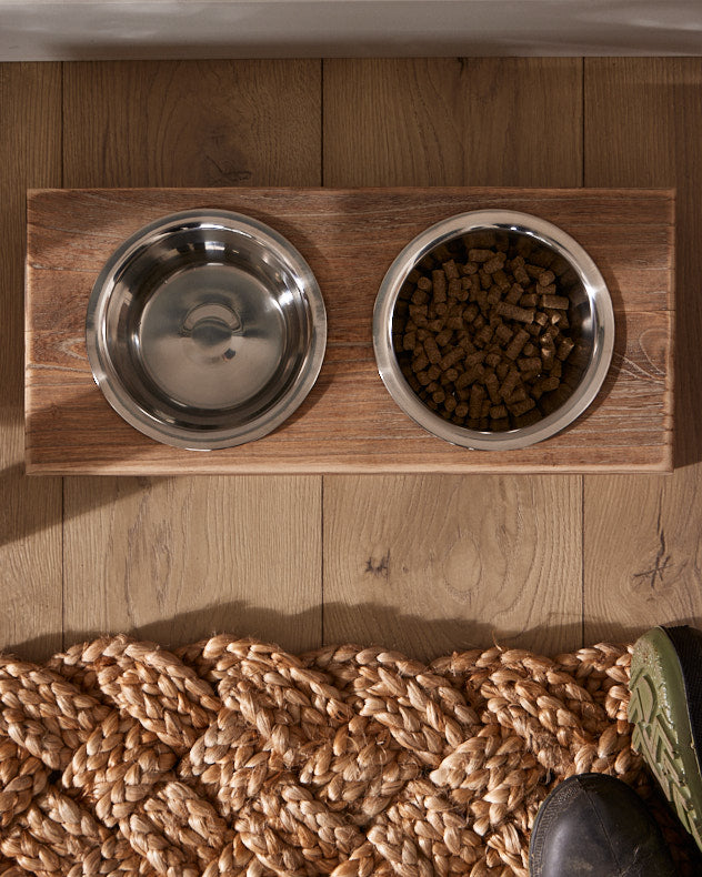Bergen Wooden Pet Feeding Station