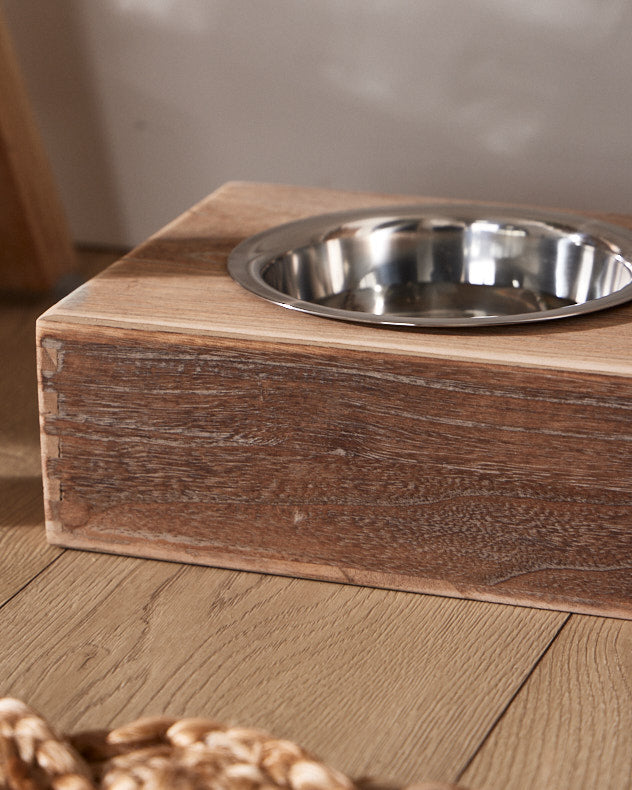 Bergen Wooden Pet Feeding Station