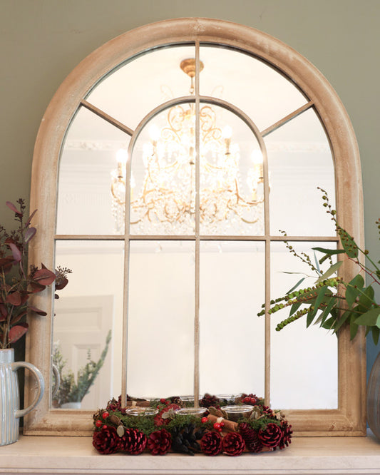 arch window mirror