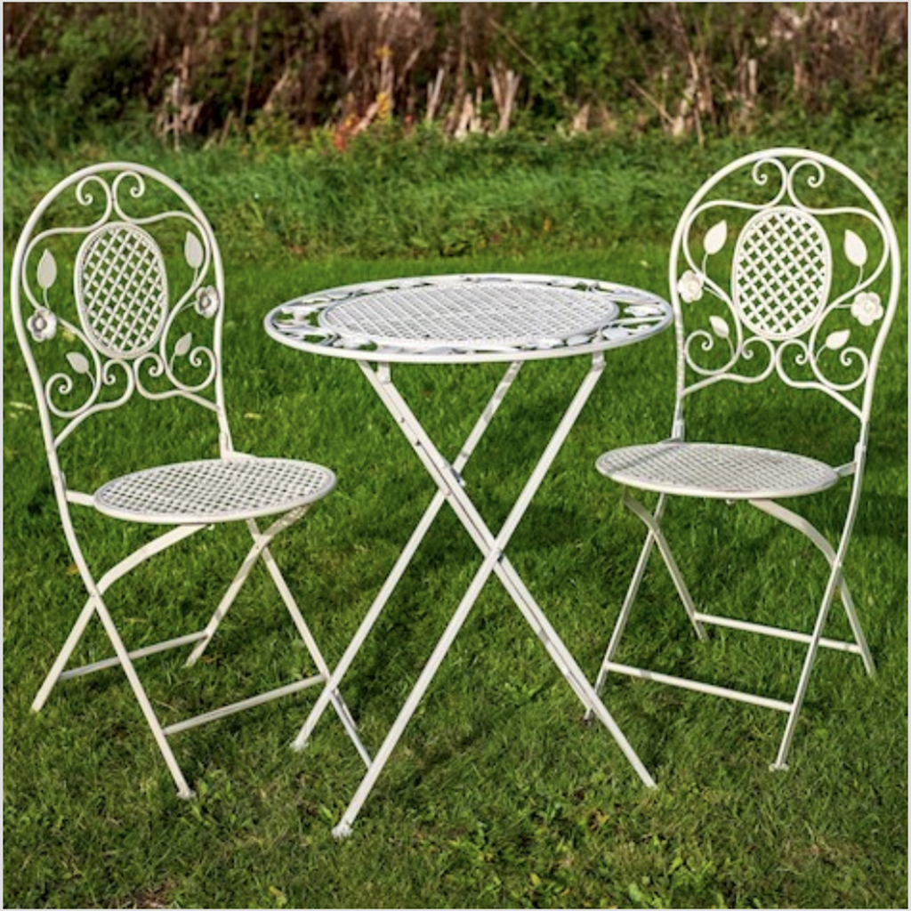 Traditional Cream 2 Person Bistro Set