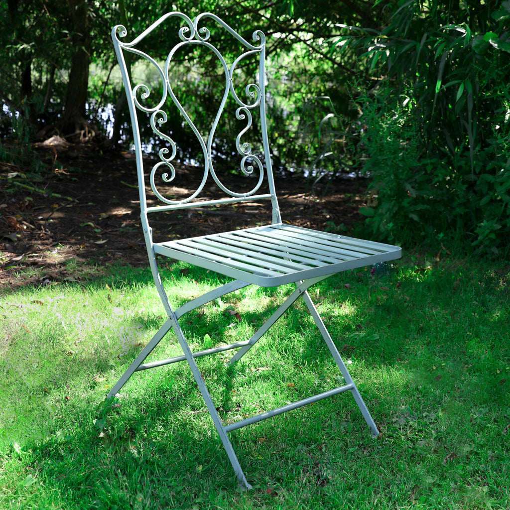 Traditional Green Scrolled 3 Piece Bistro Set