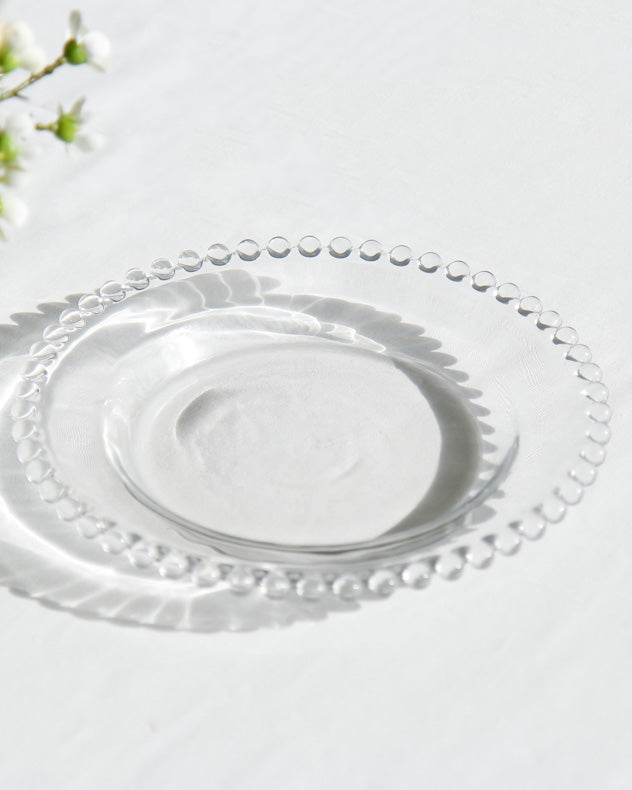 Bella Perle Beaded Glass Side Plate