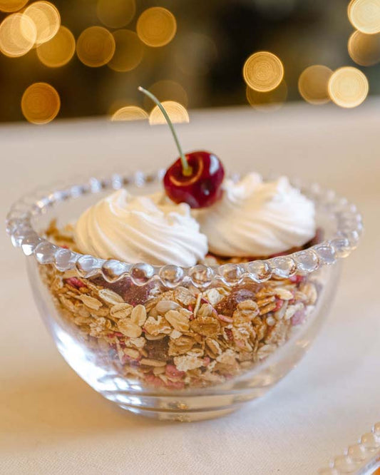 Bella Perle Beaded Glass Bowl