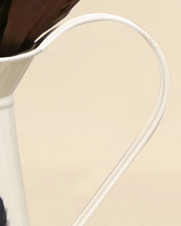 Country Cream Jug Vase with Chalkboard
