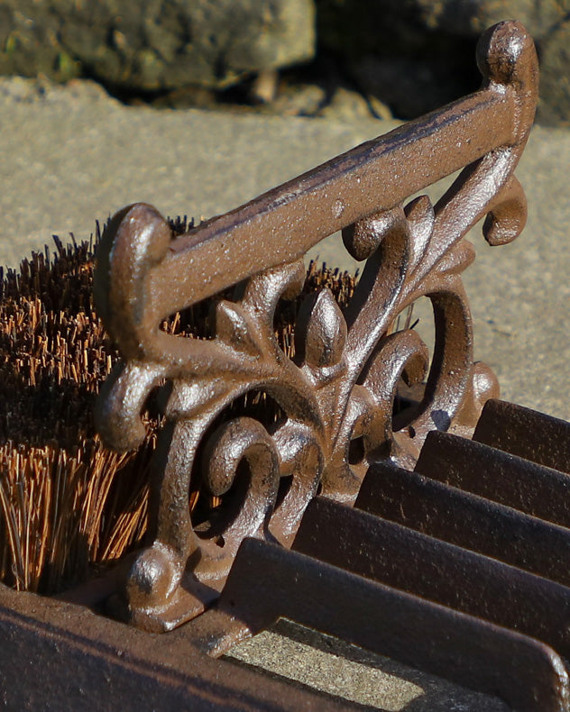 Cast Iron Boot Scraper and Boot Brush
