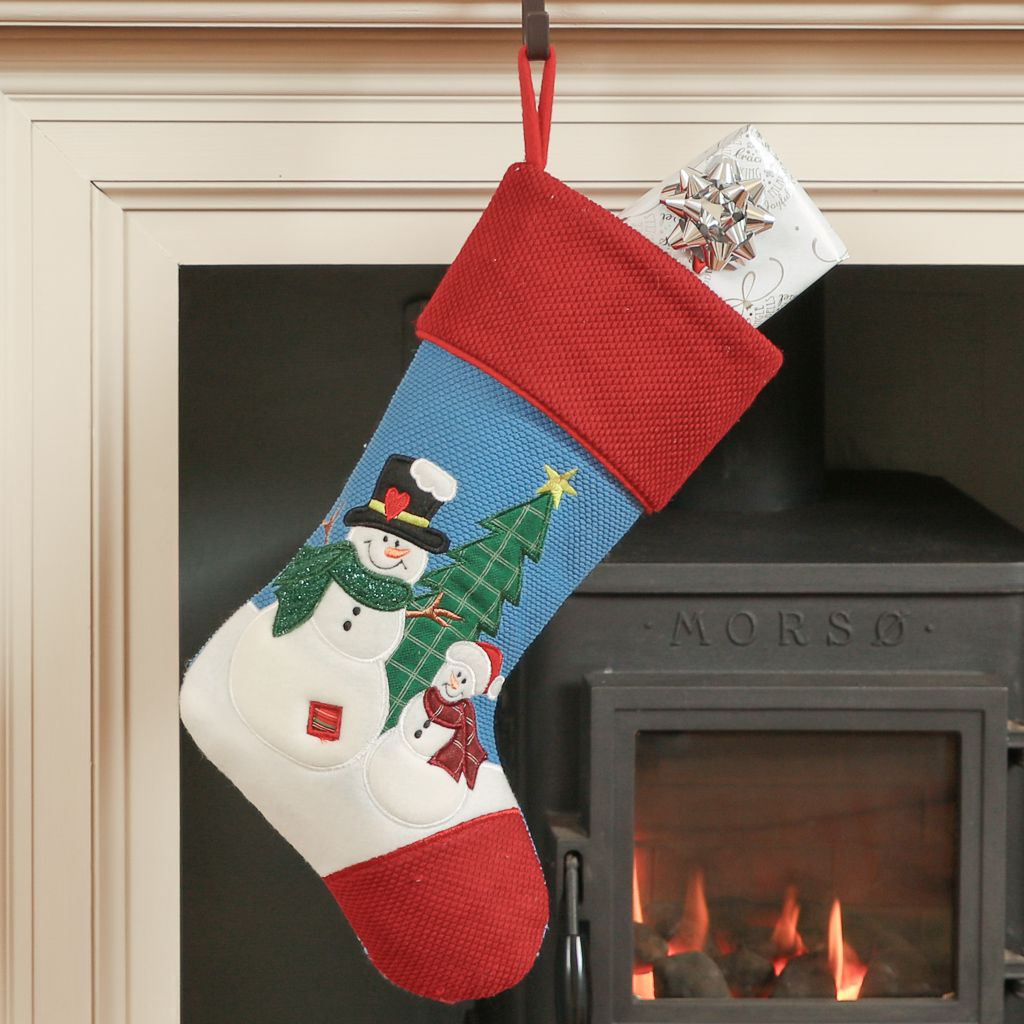 Snowman Christmas Stocking
