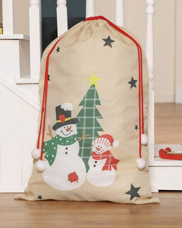 Snowmen Giant Children's Christmas Gift Sack