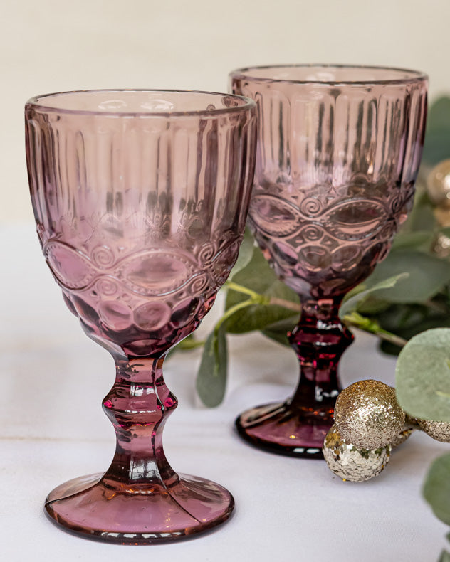 Aurielle Pink Wine Goblet