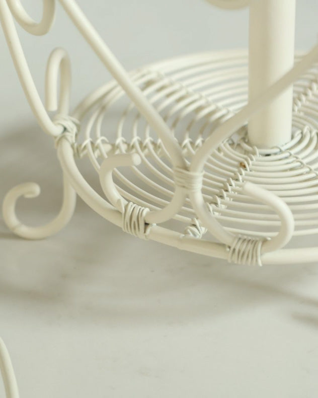 Vintage Ivory Heart Kitchen Roll Holder