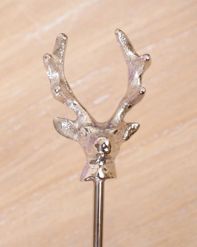 Silver Stag Candle Snuffer