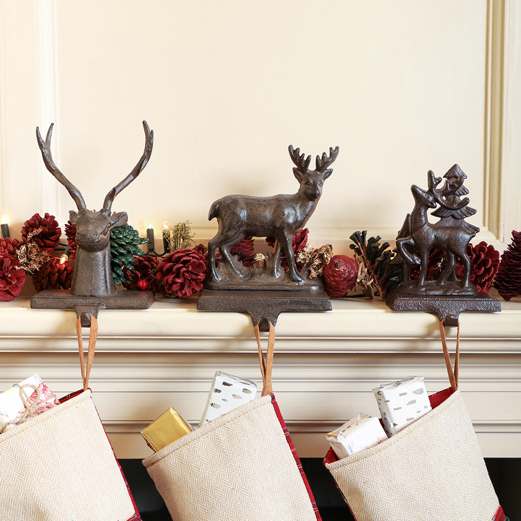 Highland Retreat Christmas Stocking Hangers
