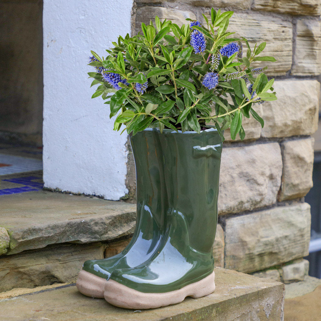 Large Wellington Boot Planter Collection