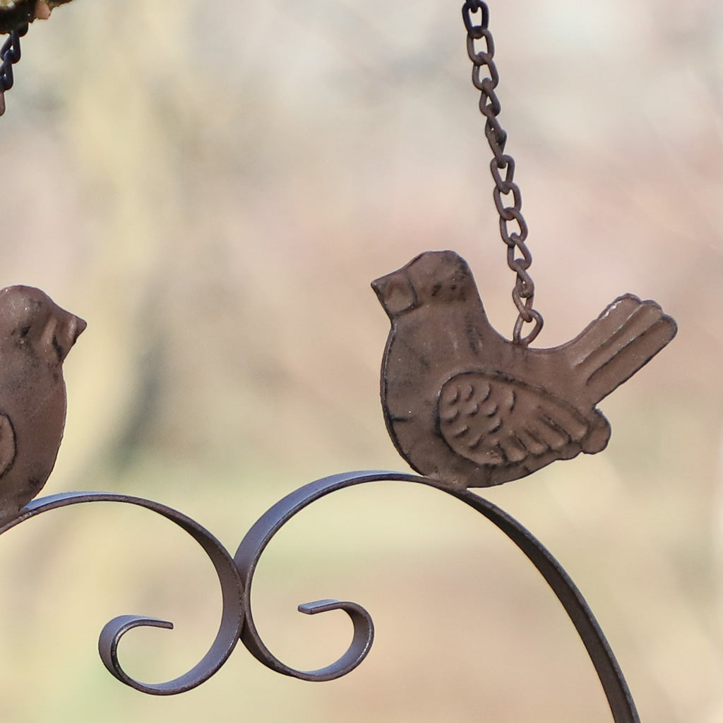 hanging bird dish