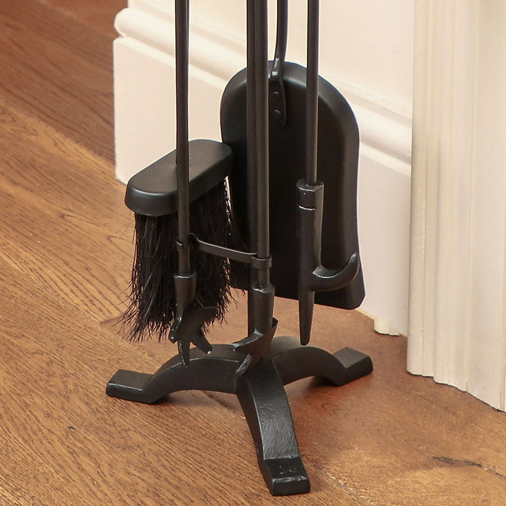 iron hearth cleaning set