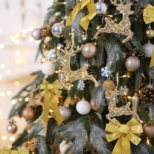 gold baubles
